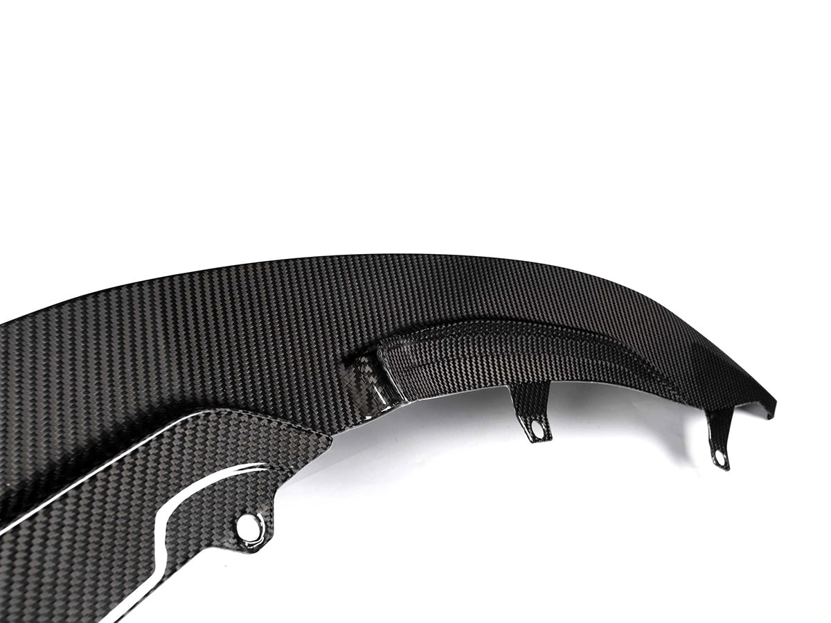 dry carbon fiber corsa front aero lip for bmw f83 m4 by autotecknic