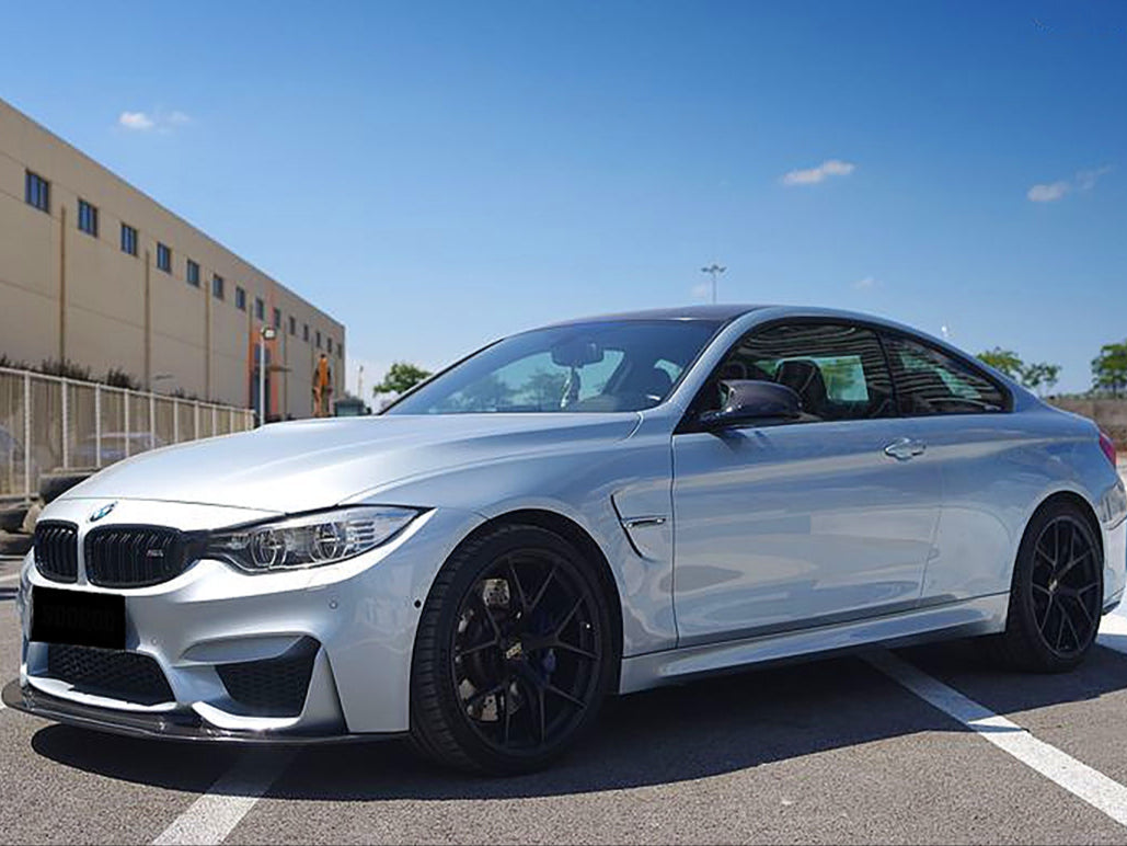 dry carbon fiber corsa front aero lip for bmw m4 f82 by autotecknic
