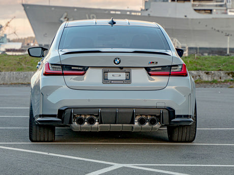 bmw g80 carbon fiber rear performante diffuser by autotecknic