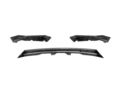 dry carbon fiber versus front aero lip for bmw g82 m4 by autotecknic