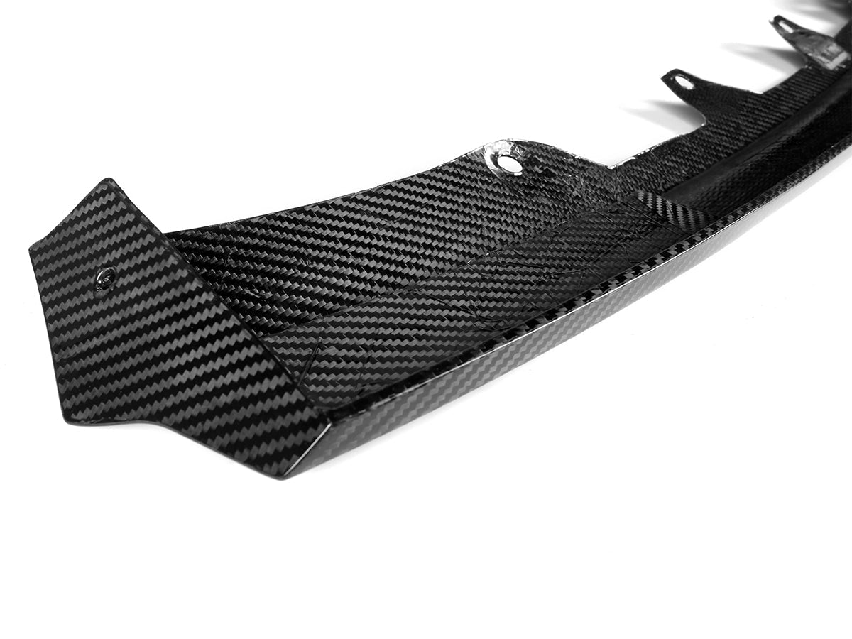 carbon fiber versus front aero lip for bmw m3 80 by autotecknic