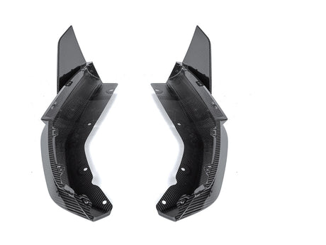 dry carbon performance rear splitters set for bmw g8x by autotecknic