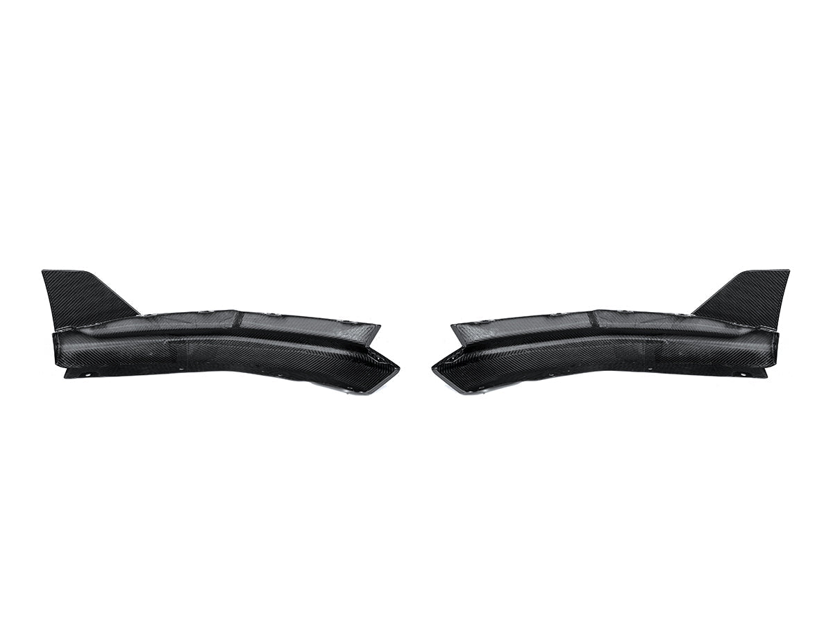 rear splitter set for bmw g8x by autotecknic