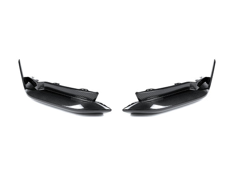 rear dry carbon fiber performance splitter set for bmw g8x m3 and m4 by autotecknic