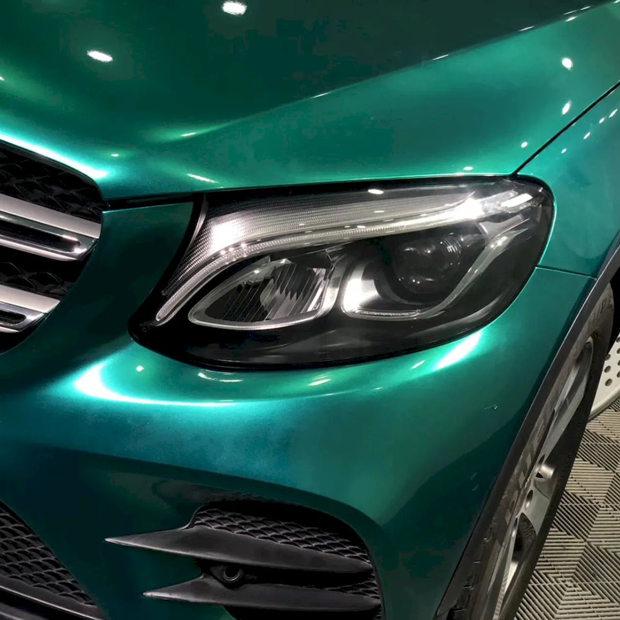 emerald green vinyl wrap
