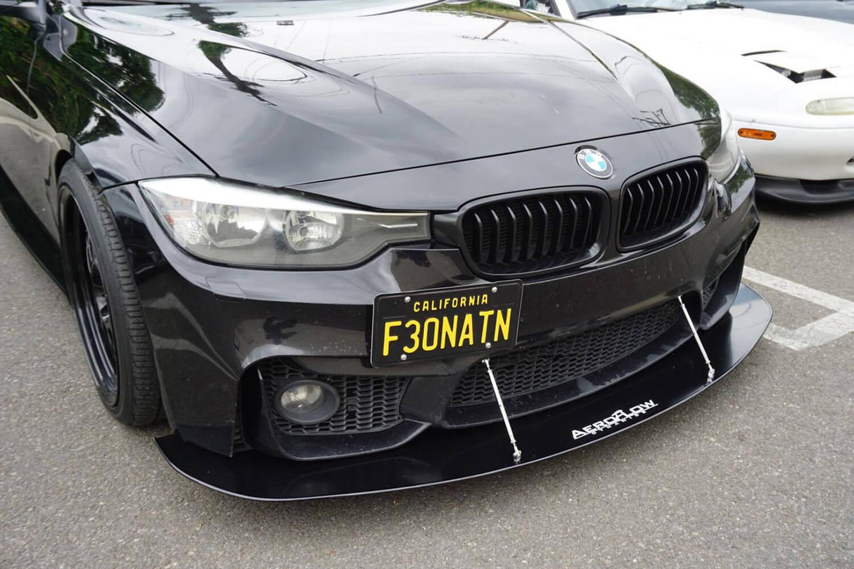 front splitter for bmw f32 and f30 with rep m3/m4 bumper by aeroflowdynamics