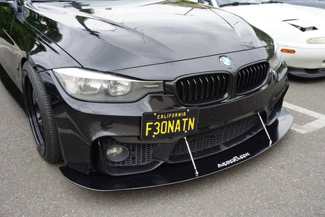 front splitter for bmw f32 and f30 with rep m3/m4 bumper by aeroflowdynamics