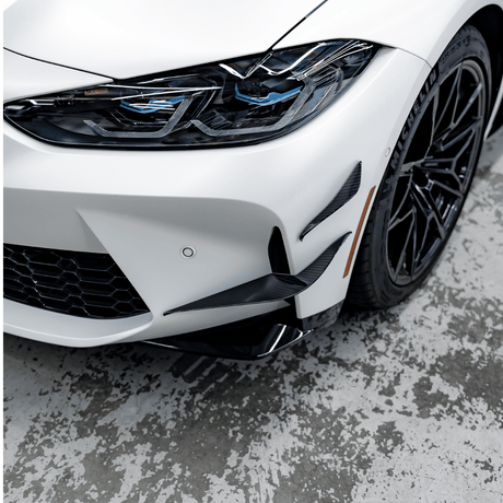 carbon fiber canards for g80 g82 g83 bmw m3 and m4 by aeroflowdynamics