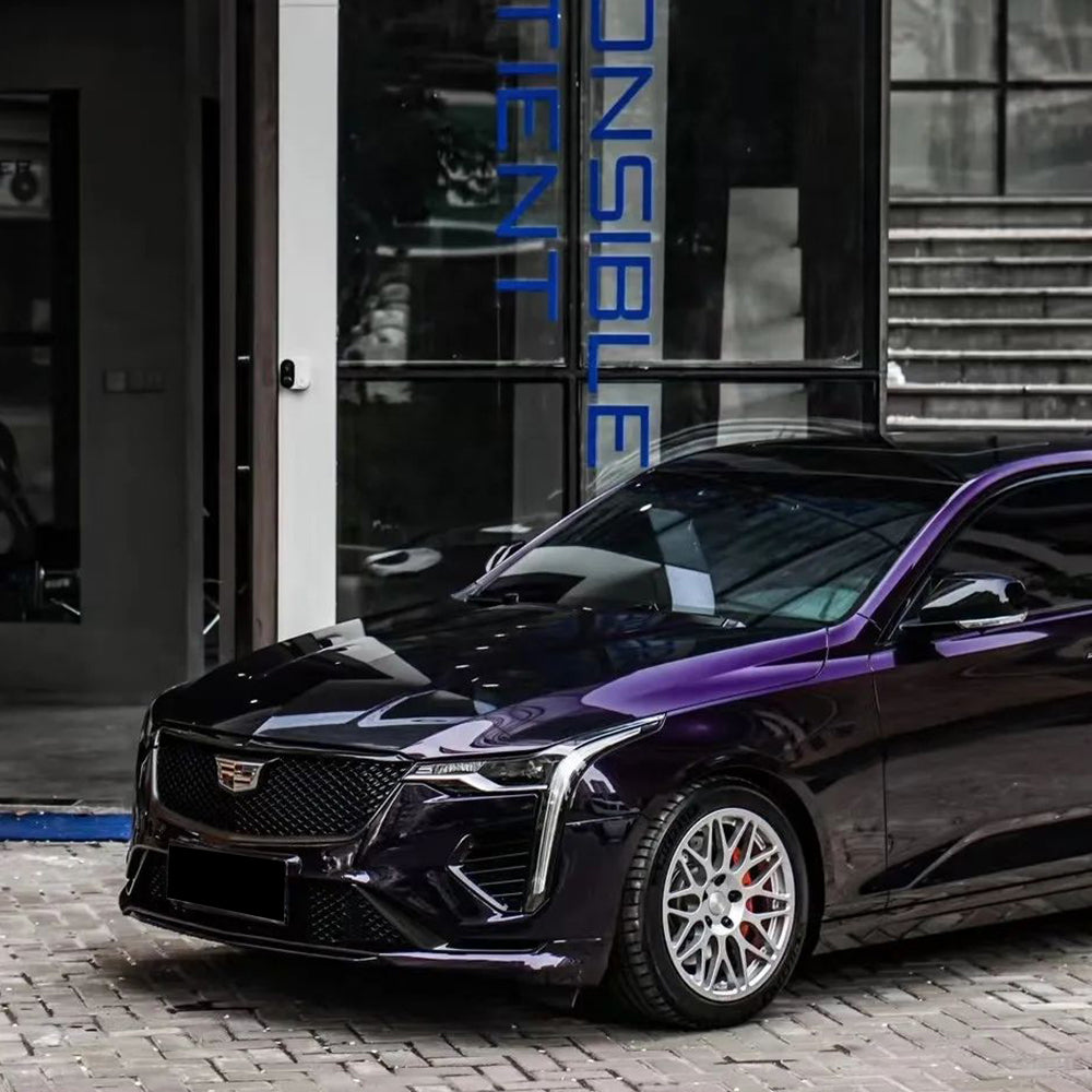 ghost midnight purple car wrap