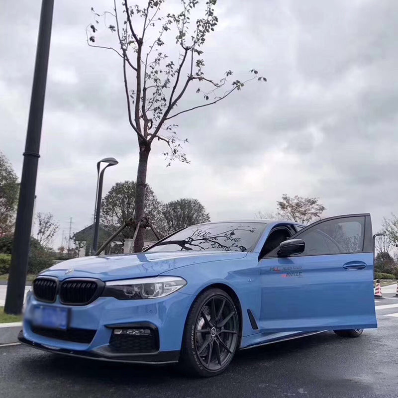 gloss abudhabi blue car wrap