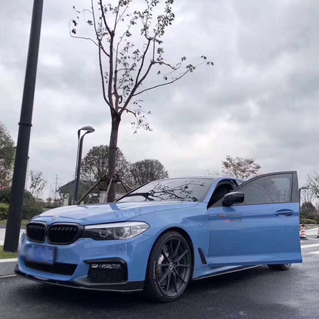 gloss abudhabi blue car wrap