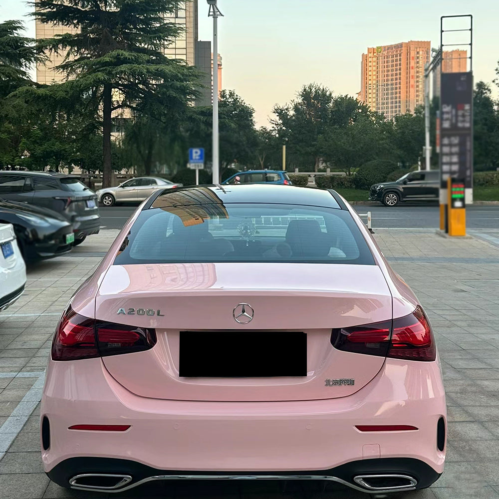 Gloss Baby Pink Car Wrap