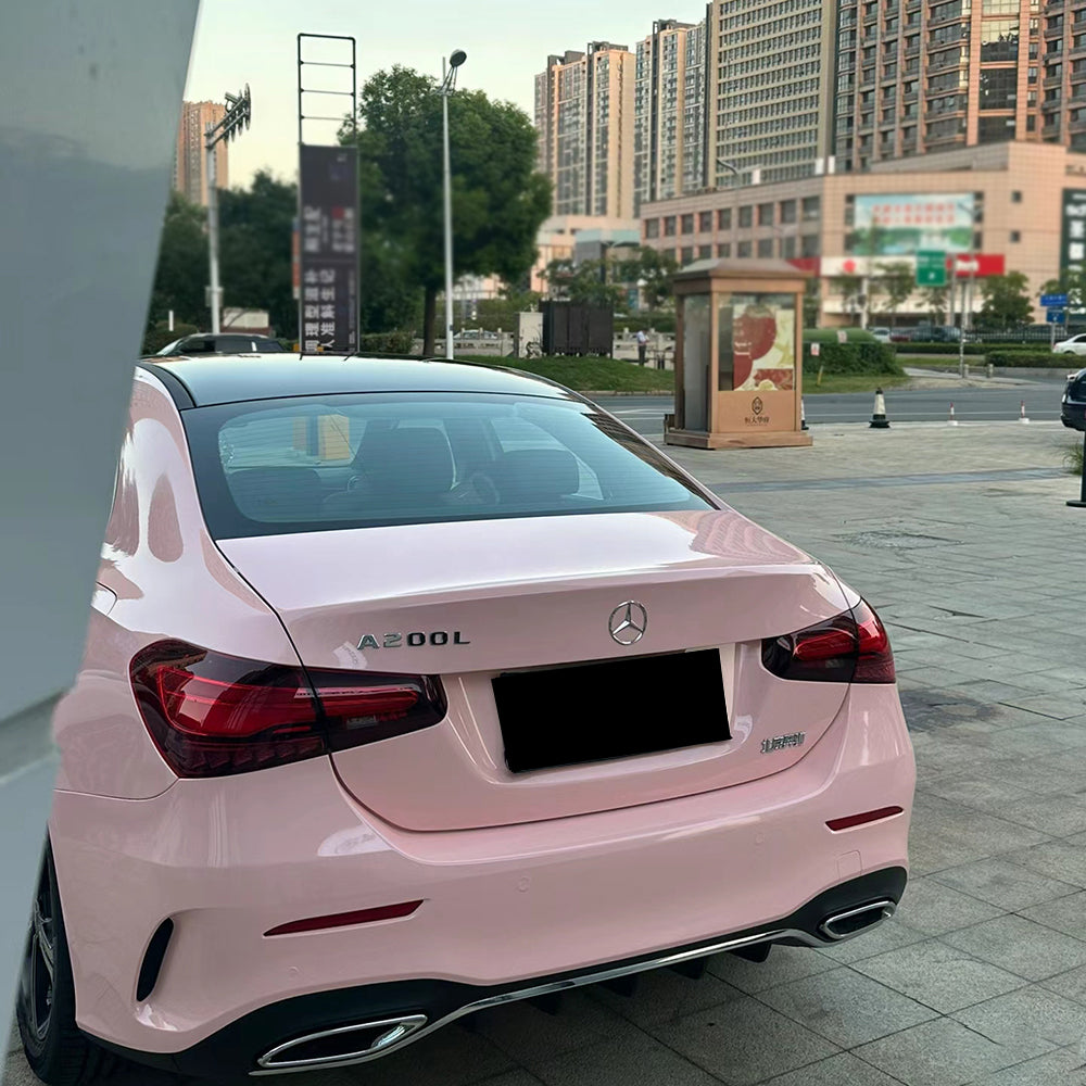 Gloss Baby Pink Car Wrap