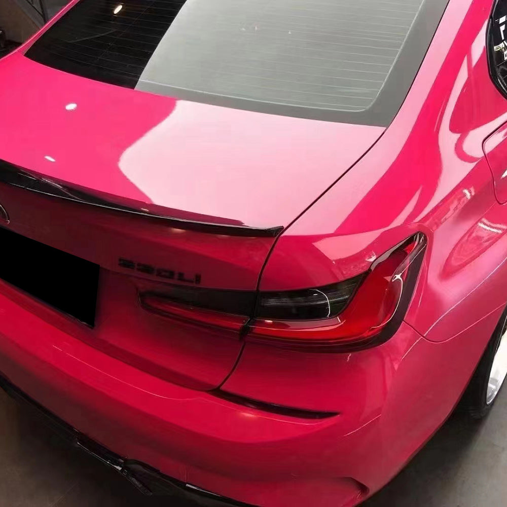 close up look at gloss beets purple car wrap