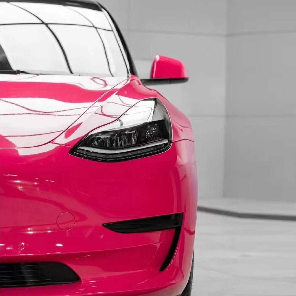 gloss beets purple car wrap up close