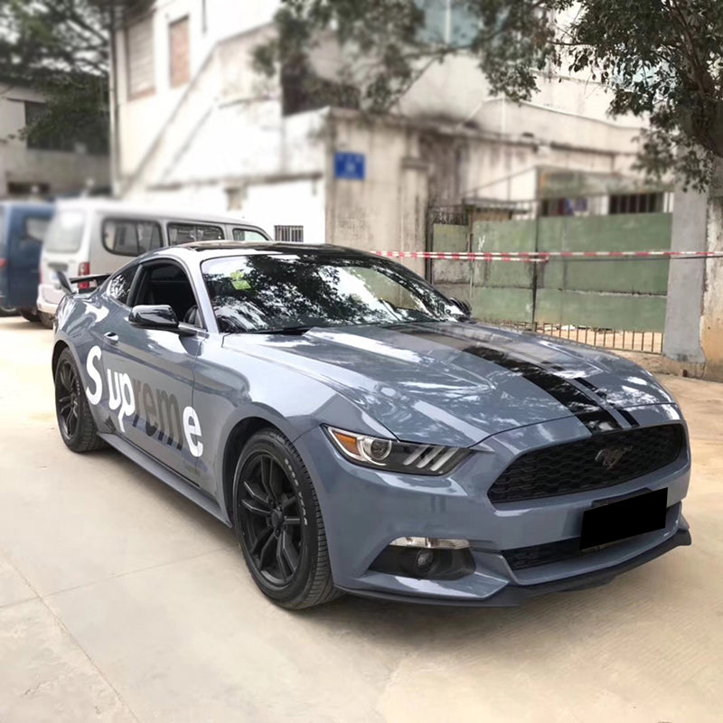gloss cement gray car wrap