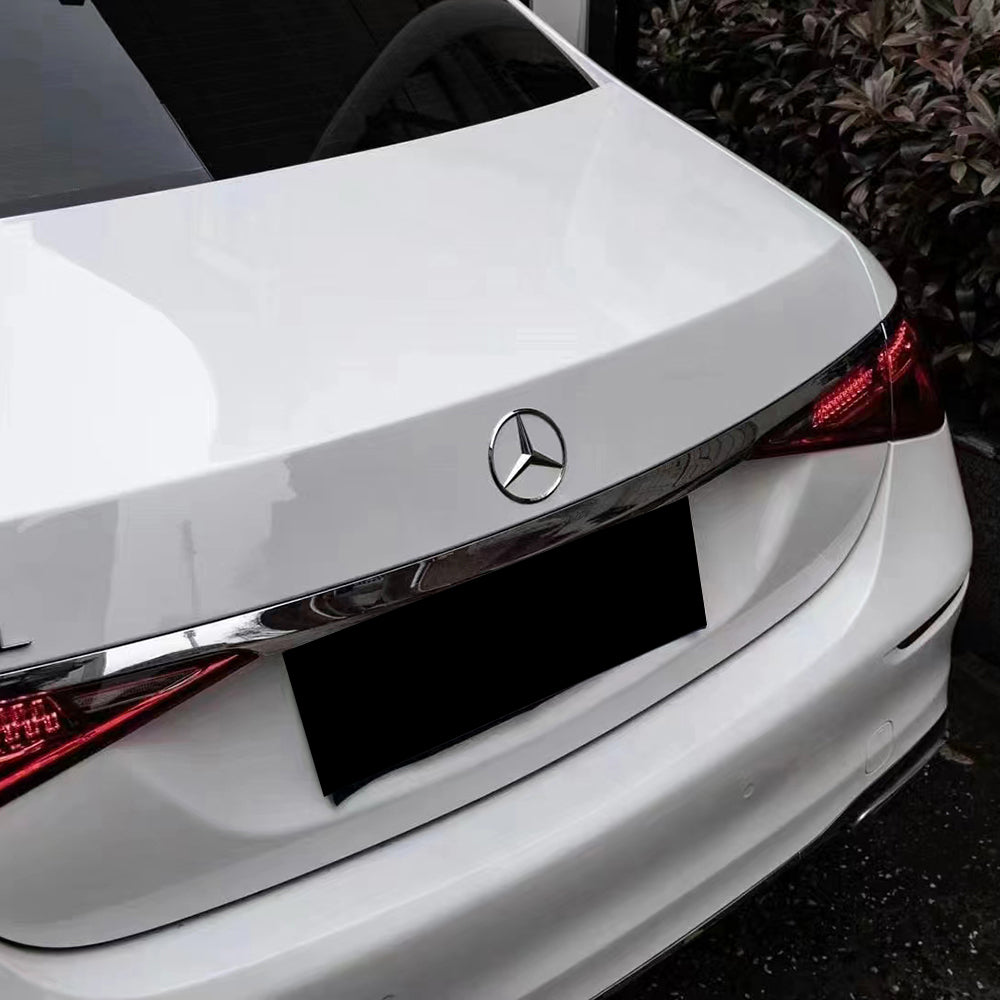 gloss crystal white car wrap on a sedan