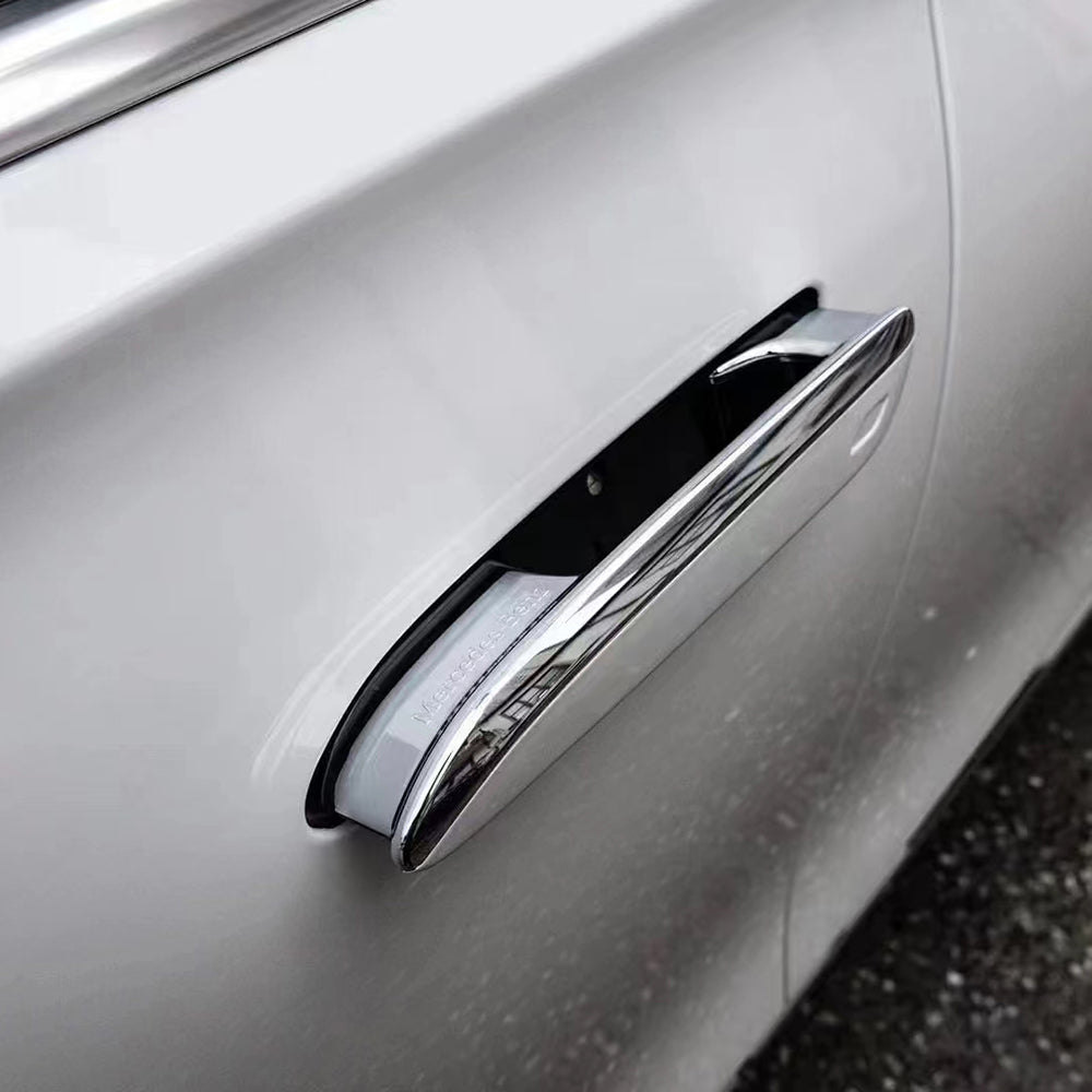 close up look of gloss crystal white car wrap