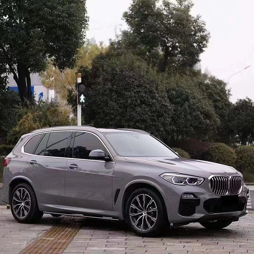 gloss dark nado gray vinyl car wrap