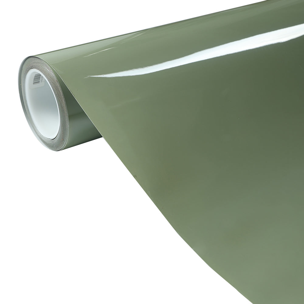 gloss khaki grey car wrap