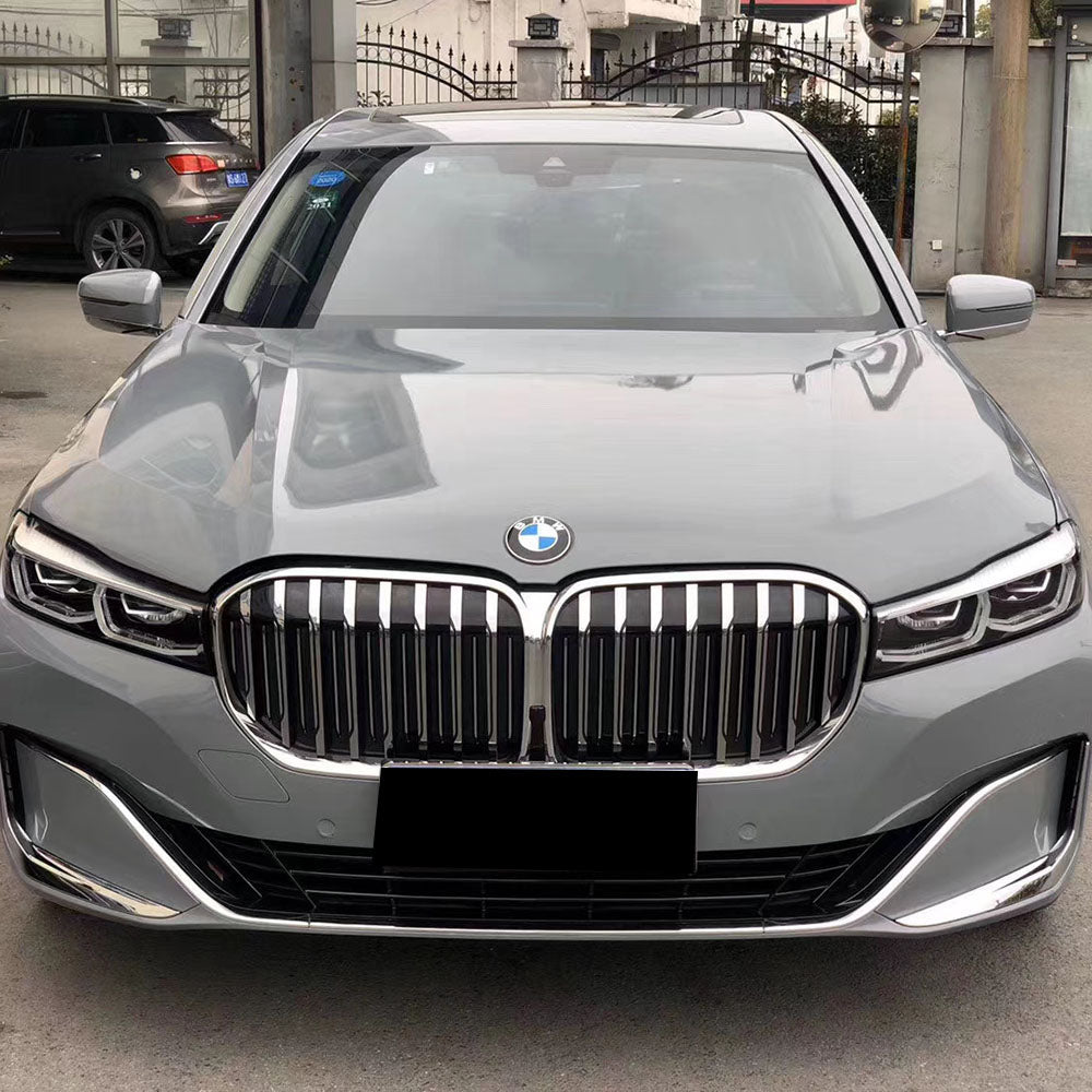 gloss light cement gray car wrap