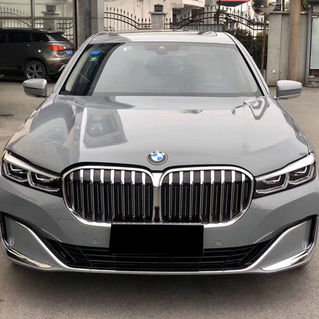 gloss light cement gray car wrap