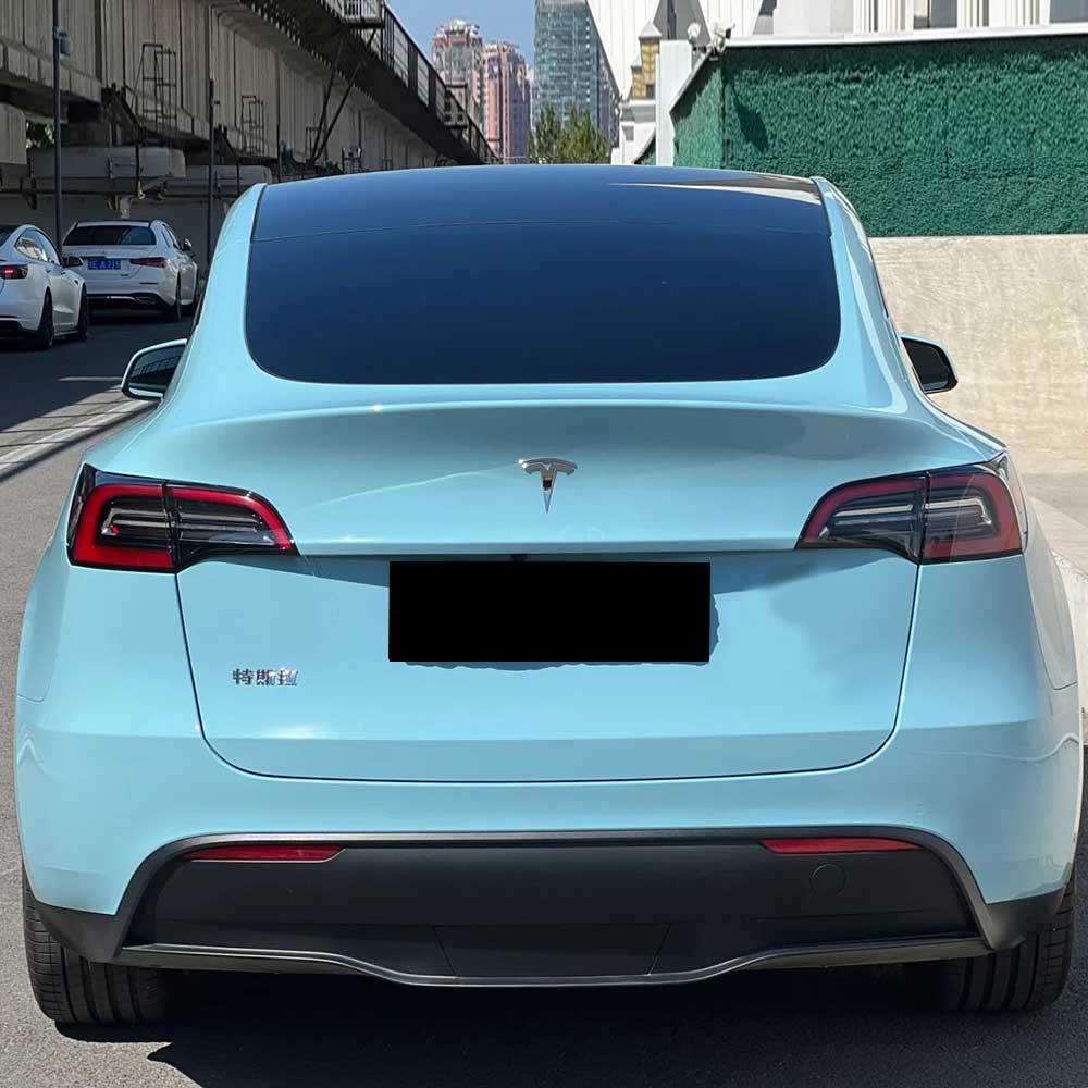 gloss mesisen blue car wrap