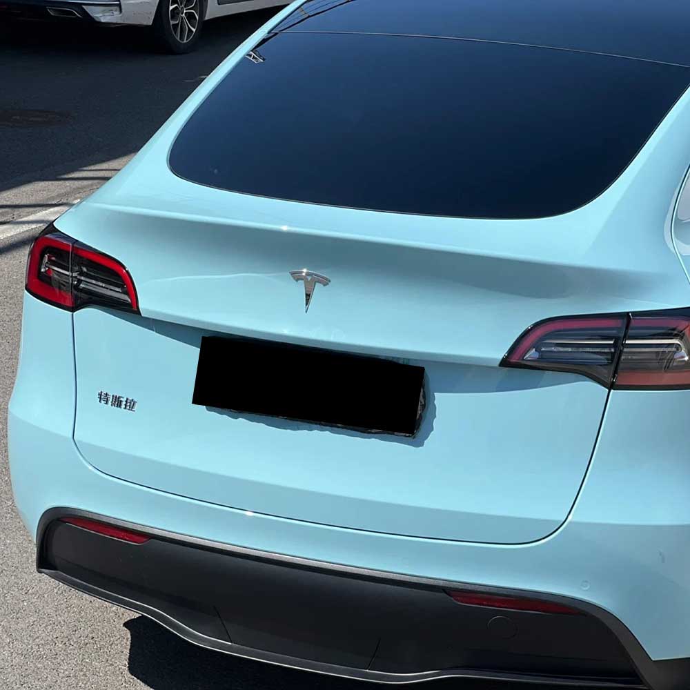 gloss mesisen blue car wrap