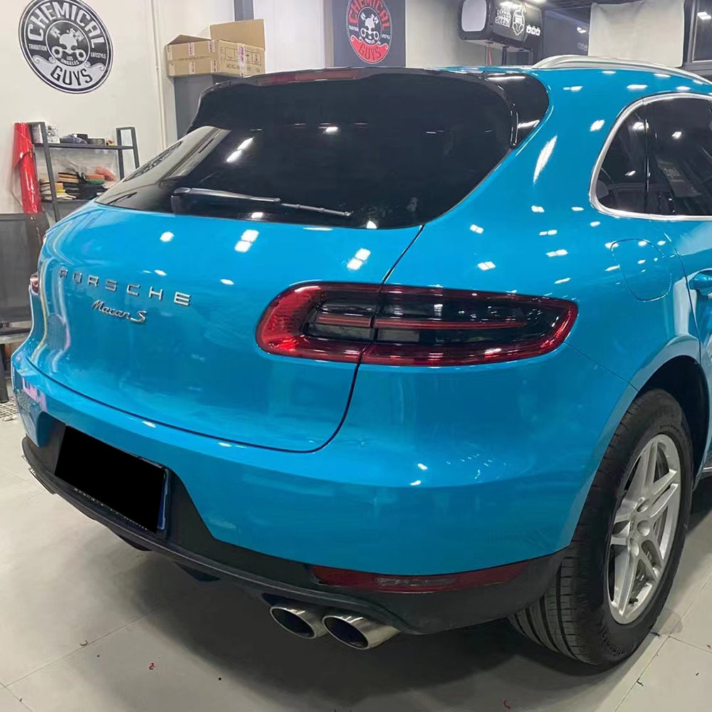 gloss miami blue vinyl car wrap
