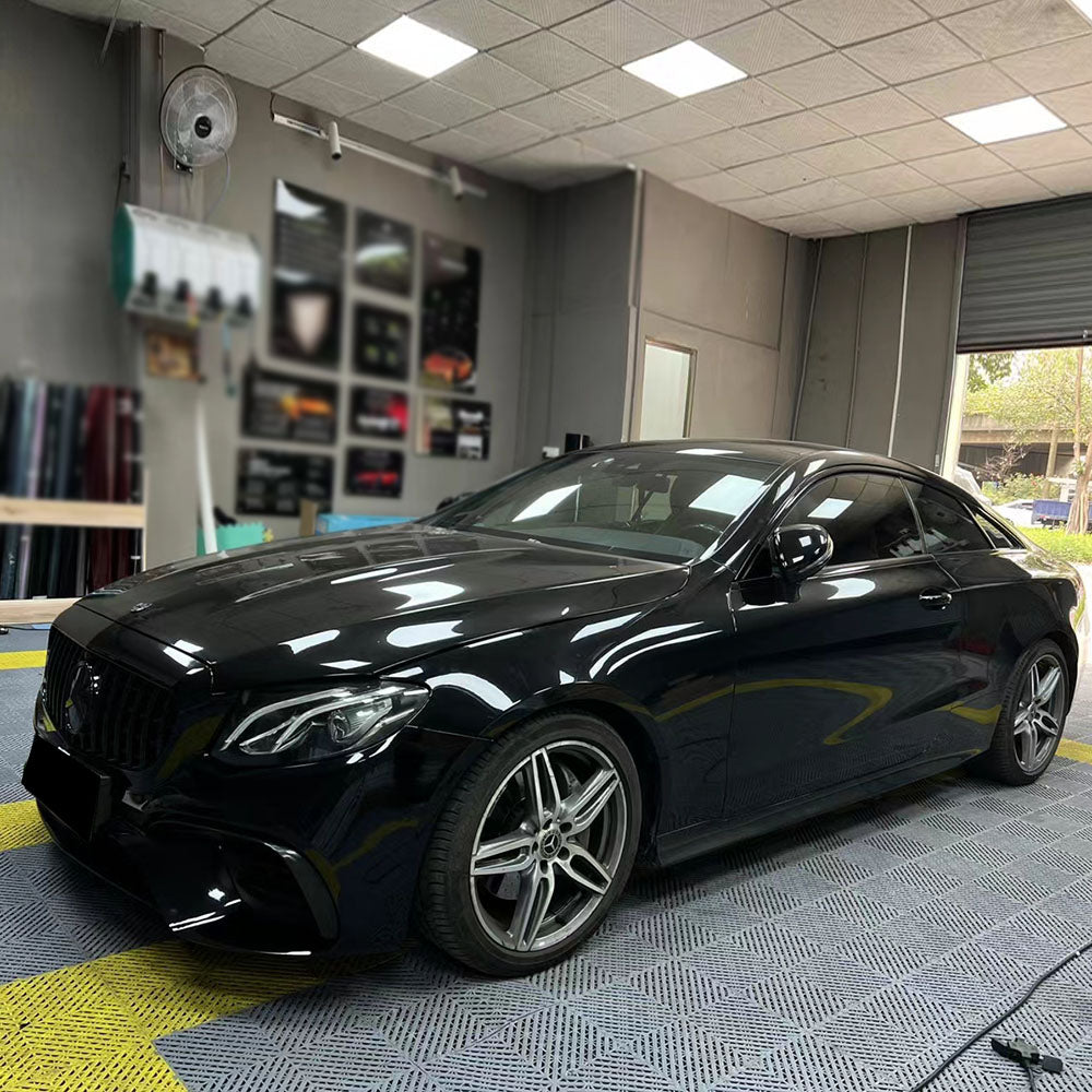 gloss piano black car wrap