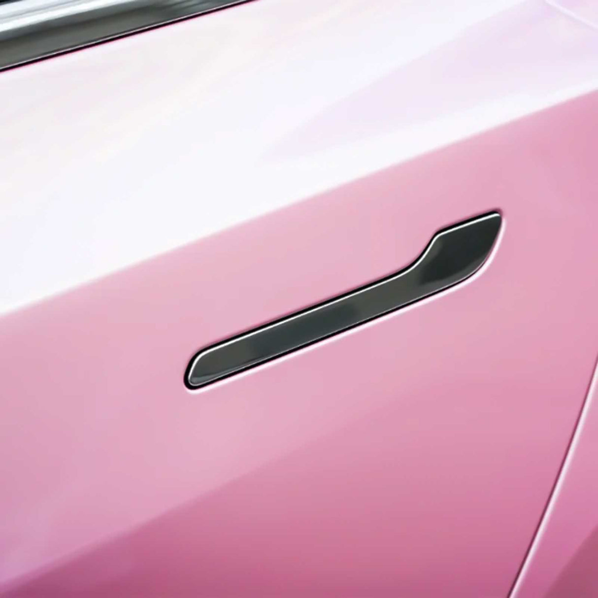 gloss vehicle wrap light pink
