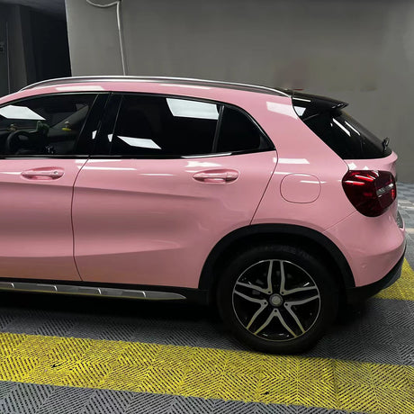 gloss rouge pink car wrap