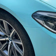 gloss tanager blue car wrap