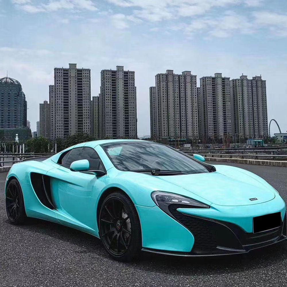 gloss tiffany blue vinyl car wrap