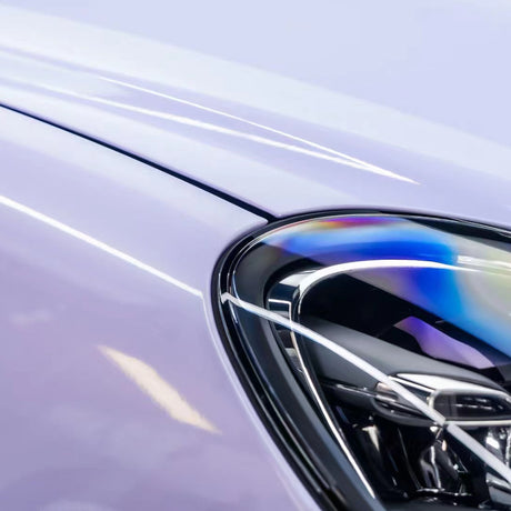 gloss violet star car wrap