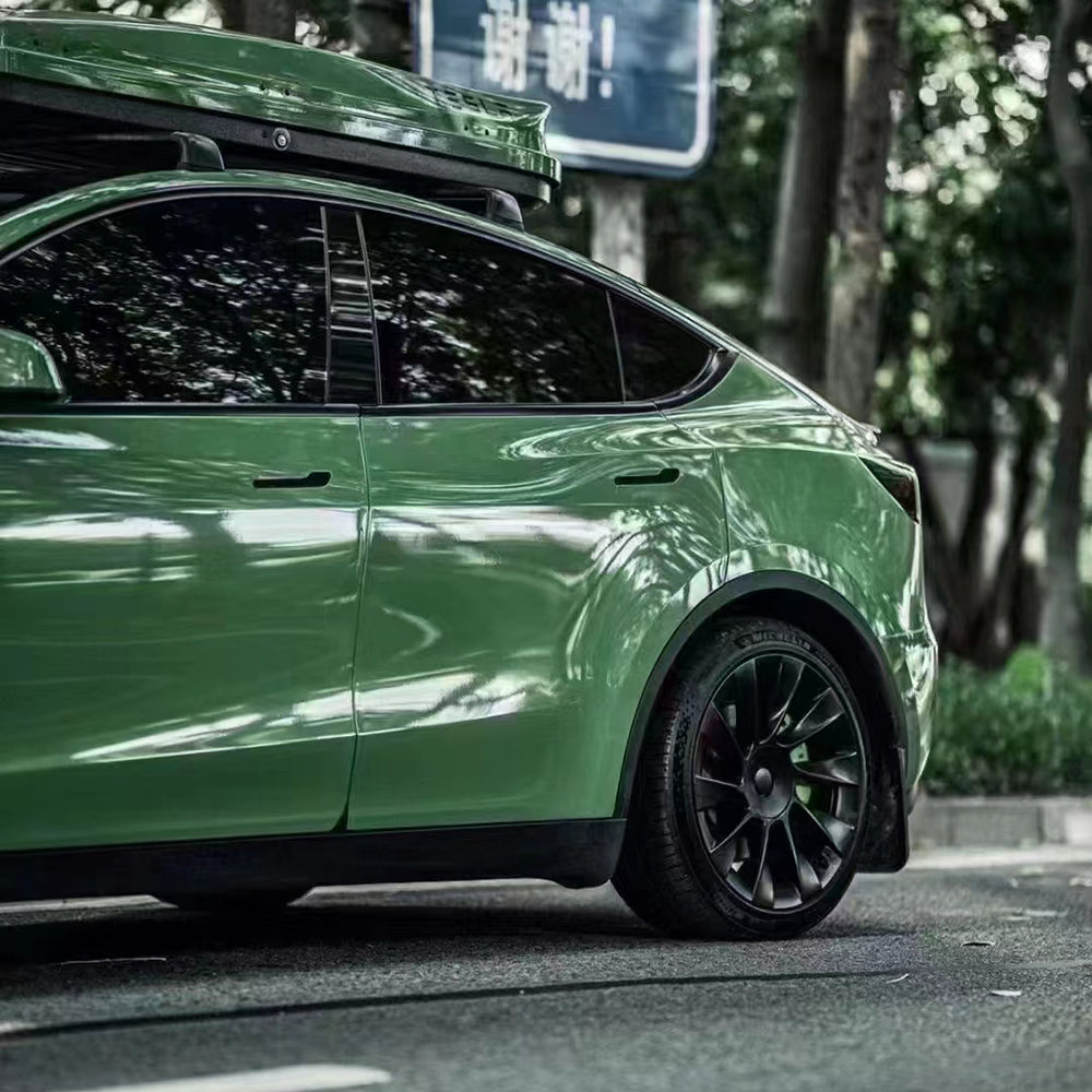 gloss weng green car wrap