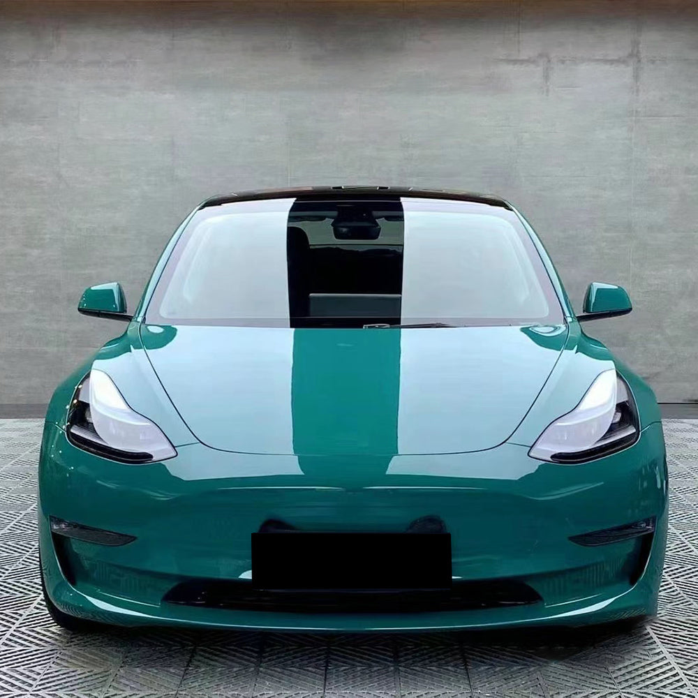 gloss windstorm green car wrap