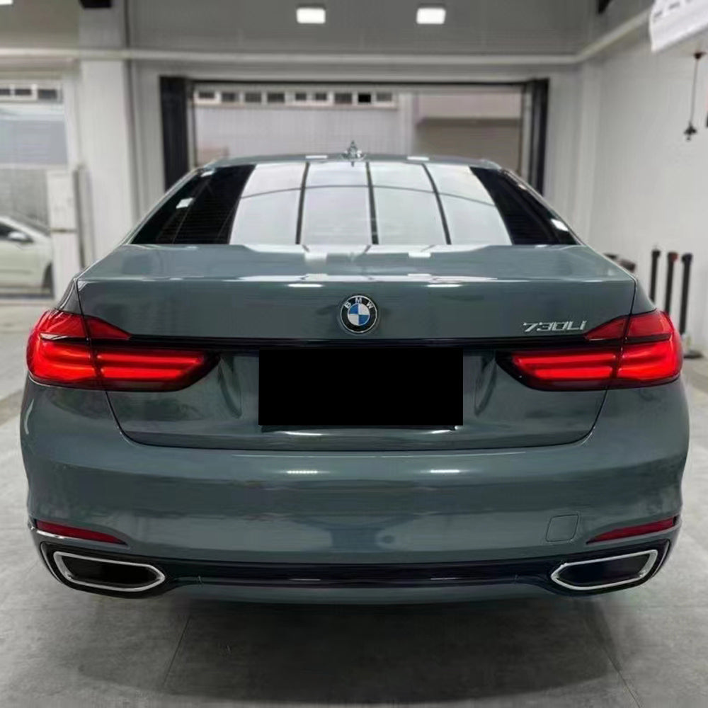 gloss yugali cyan blueish gray car wrap