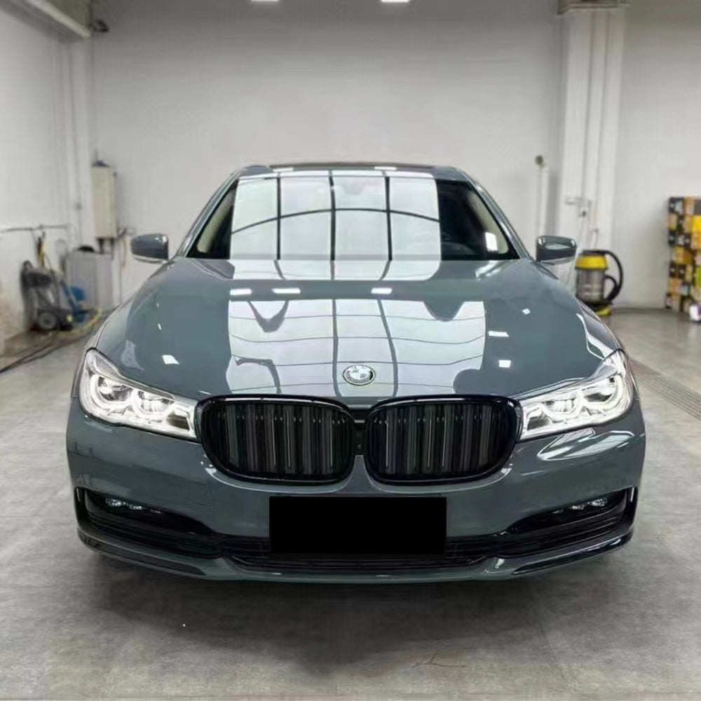 car wrapped in gloss yugali cyan blueish gray car wrap