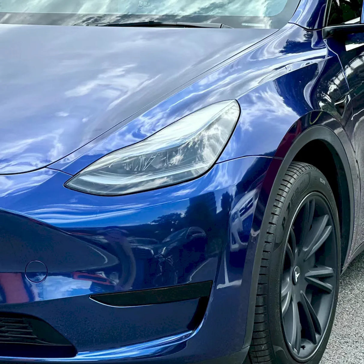 imperial metallic blue vinyl wrap for cars