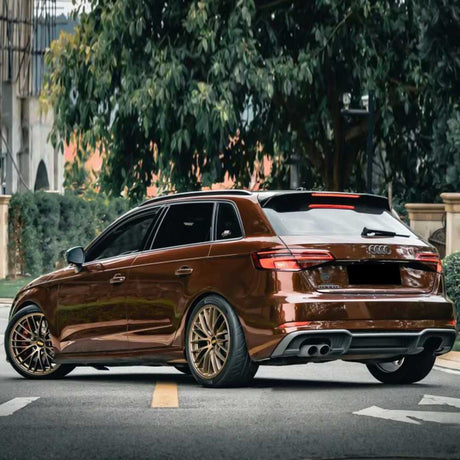 liquid coffee brown car vinyl wrap