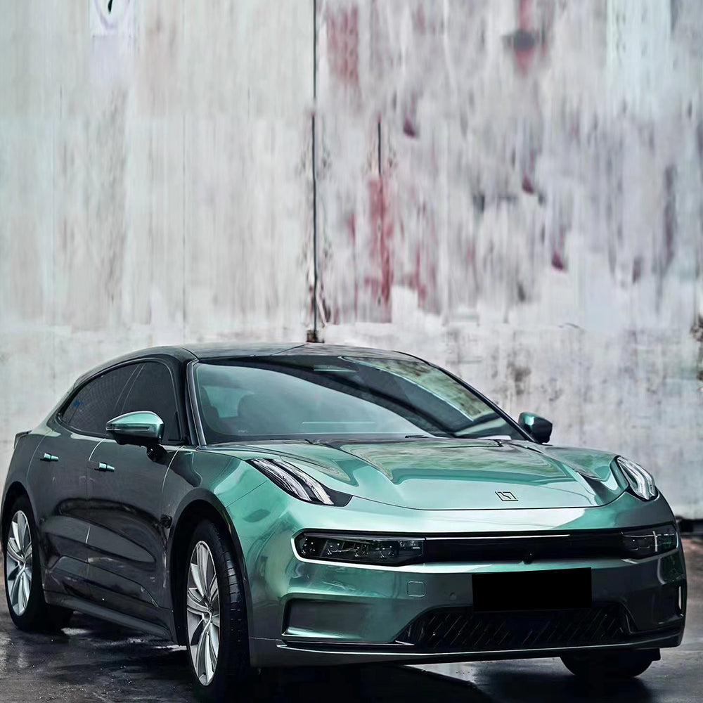 liquid alpine green car wrap