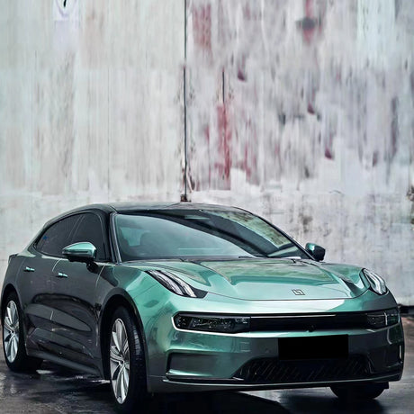 liquid alpine green car wrap