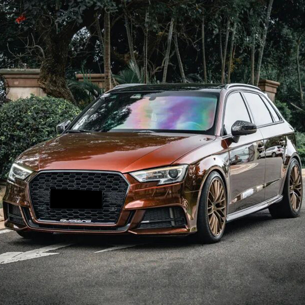 liquid coffee brown car wrap