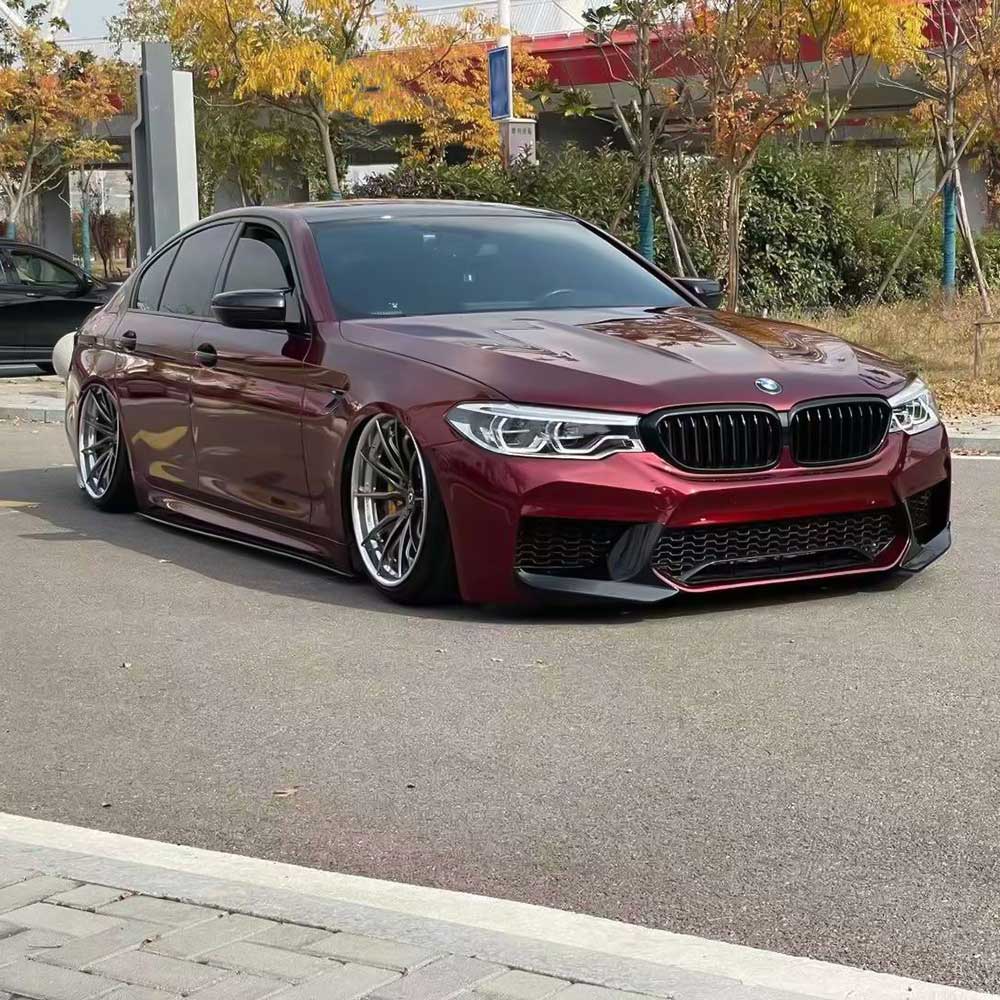 liquid dragon red car wrap