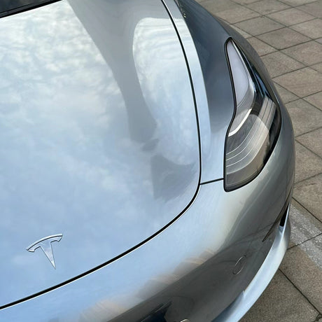 liquid grey silver car wrap