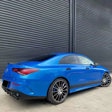 liquid olympic blue car vinyl wrap
