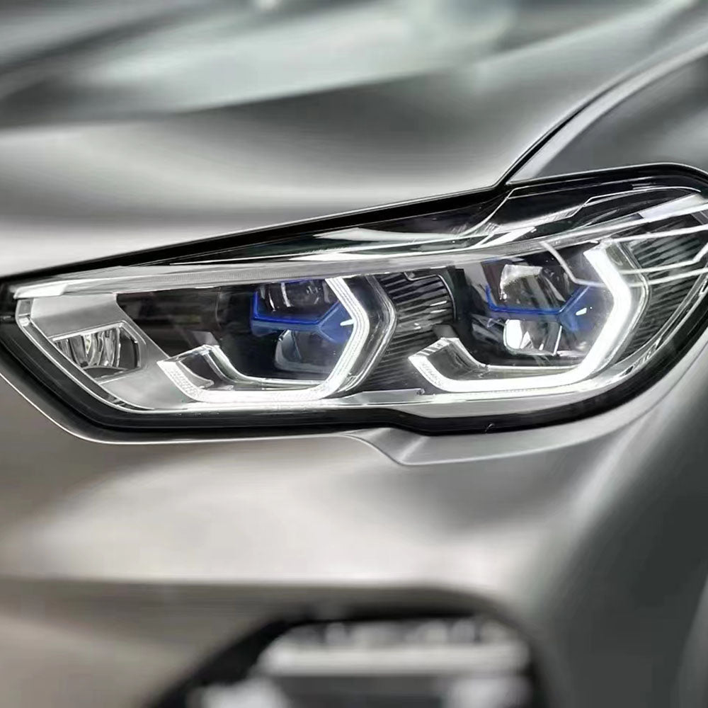 close up look of matte liquid silver car wrap