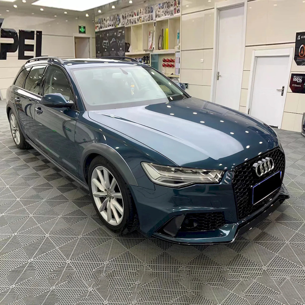 metallic avalon green vehicle vinyl wrap