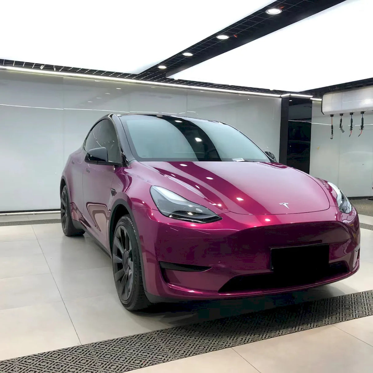 metallic berry purple wrap